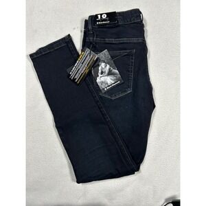 Black Diamond Slim Fit Jeans Womens 10 Black Dark Wash‎ Denim Climbing Pants